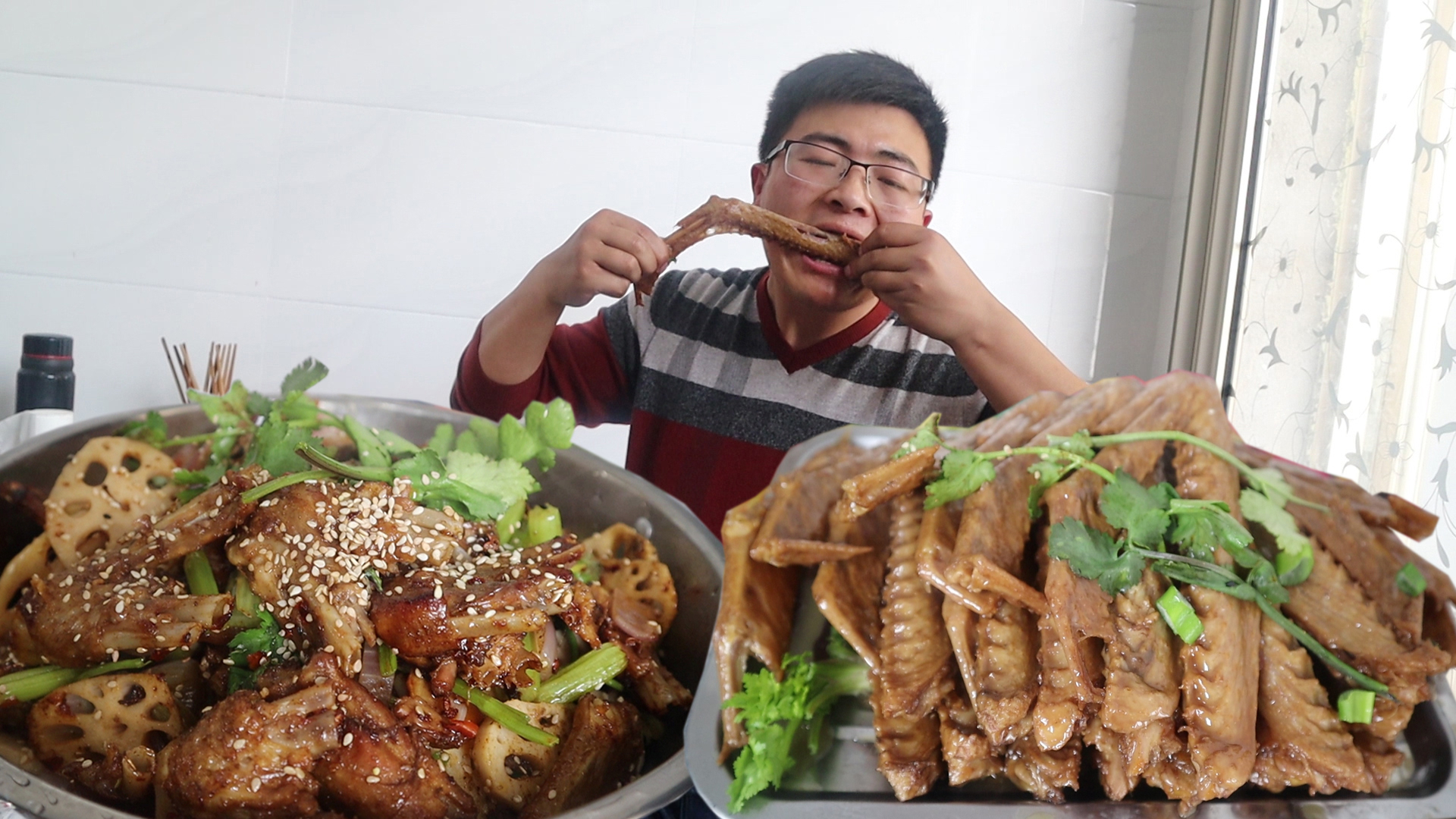 200元买了8斤鹅翅,一半做干锅鹅翅,一半做香辣鹅翅,一次吃过瘾